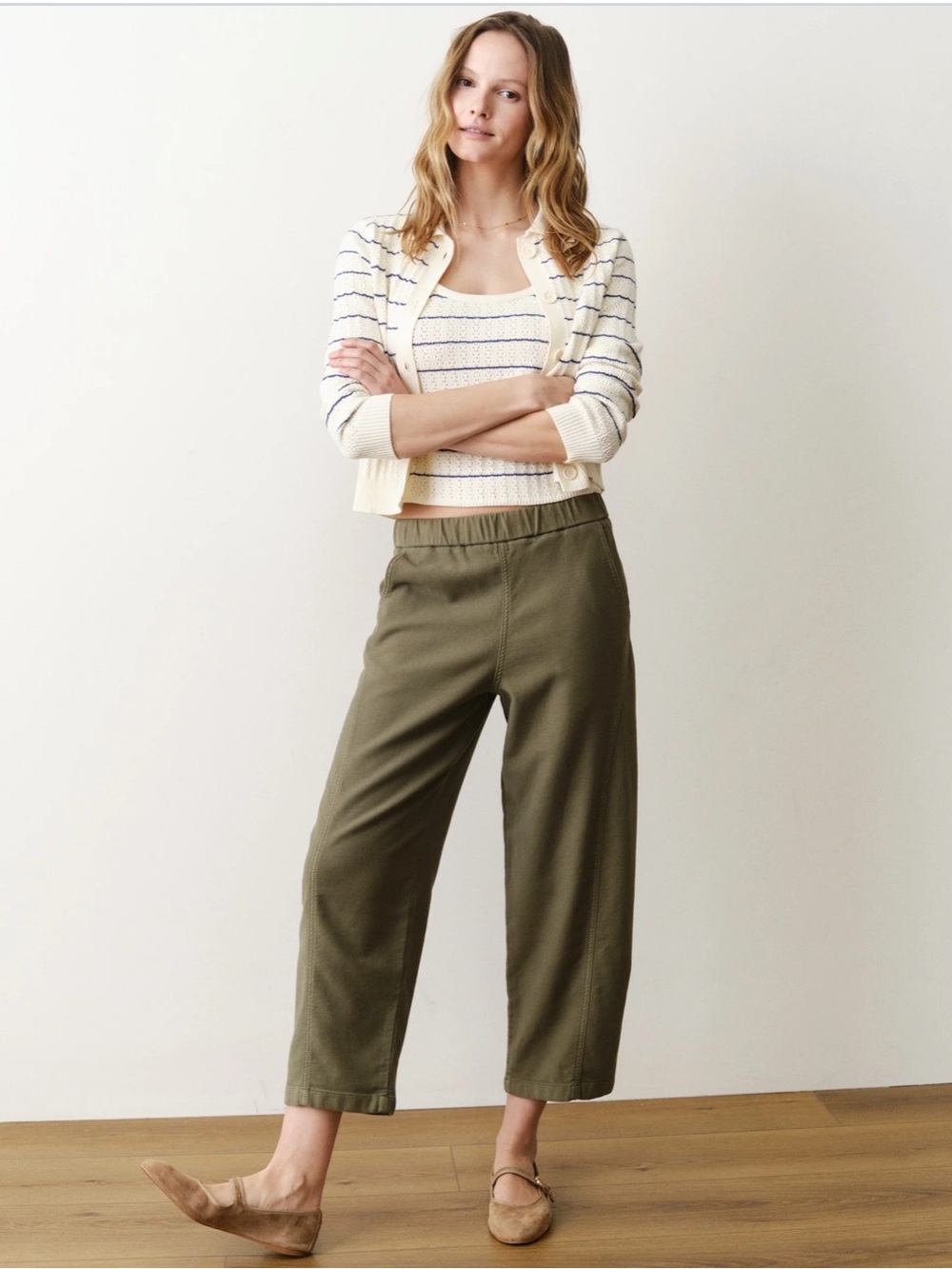 NWT Marine Layer Piper Pull-On Barrel Pant - Women's